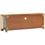 vidaXL Meuble TV 110x30x40 cm Bois de récupération massif