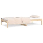 vidaXL Lit de jour sans matelas 80x200 cm bois de pin massif