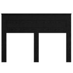 vidaXL Tête de lit Chêne noir 160 cm Bois d'ingénierie