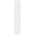 vidaXL Armoire de rangement mince blanc 30x42 5x225 cm
