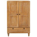 vidaXL Haut Armoire avec tiroir Marron clair 60 x 33 x 100 cm