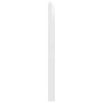 vidaXL Tête de lit Blanc brillant