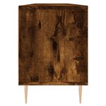 vidaXL Meuble TV chêne fumé 150x30x44 5 cm bois d'ingénierie