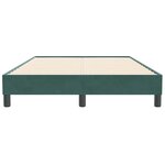vidaXL Sommier à lattes de lit sans matelas vert foncé 120x210 cm