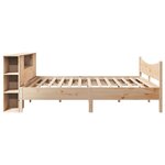 vidaXL Cadre de lit sans matelas 200x200 cm bois massif de pin