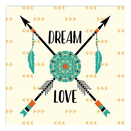 Petit cadre en bois collection apache - dream love