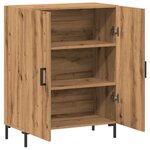 vidaXL Buffet chêne artisanal 69 5x34x90 cm bois d'ingénierie