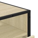 vidaXL Commode chêne sonoma 70x41x83 5 cm bois d'ingénierie