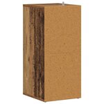 vidaXL Armoire à chaussures vieux bois 32x35x70 cm bois d'ingénierie