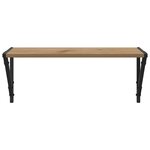 vidaXL Étagères Murales 2 Pièces Chêne artisanal 60 x 25 x 25 5 cm