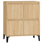 vidaXL Buffet Chêne sonoma 60x35x70 cm Bois d'ingénierie