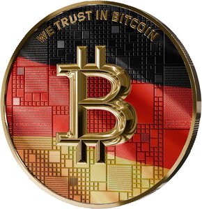 Monnaie GERMANY Bitcoin Nations Satoshi Limited Edition Gilded Medaille Argent 2026