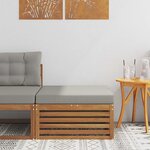 vidaXL Pouf d'Extérieur Bois d'Acacia Massif Naturel