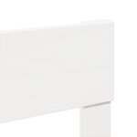 vidaXL Cadre de lit sans matelas blanc 100x200 cm bois de pin massif