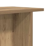 vidaXL Table basse 2 Pièces Chêne artisanal 40 x 30 x 49 cm