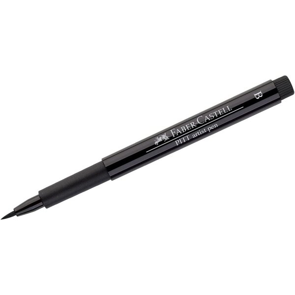 Feutre encre de chine PITT artist pen Pointe Pinceau Noir x 5 FABER-CASTELL