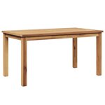 vidaXL Table basse Marron 90 x 50 x 45 5 cm Bois de teck massif
