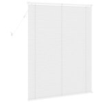 vidaXL Store Vénitien Réglable Blanc 150 x 120 cm PVC
