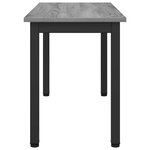 vidaXL banc Gris Sonoma 80 x 35 x 45 cm Bois d'ingénierie