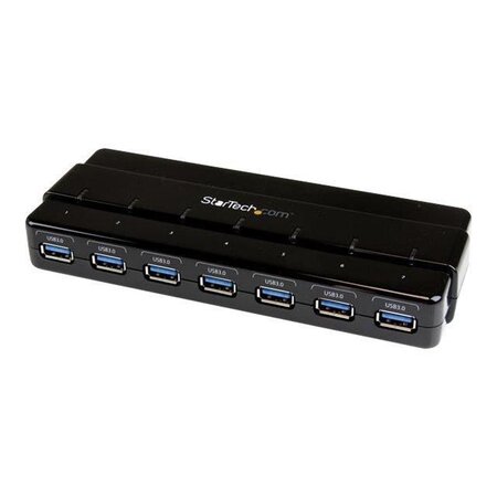 Startech.com hub superspeed usb 3.0 avec 7 ports - concentrateur usb 3.0 avec adaptateur d'alimentation (st7300usb3b)