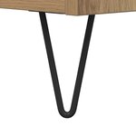 vidaXL Buffet Chêne artisanal 60 x 35 x 70 cm Bois d'ingénierie