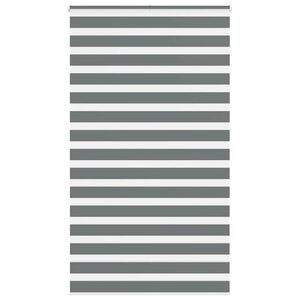 vidaXL Store zèbre gris foncé largeur du tissu 130 9 cm polyester