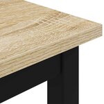 vidaXL banc Sonoma 200 x 35 x 45 cm Bois d'ingénierie