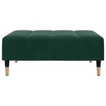 vidaXL Repose-pied vert foncé 77x55x31 cm velours