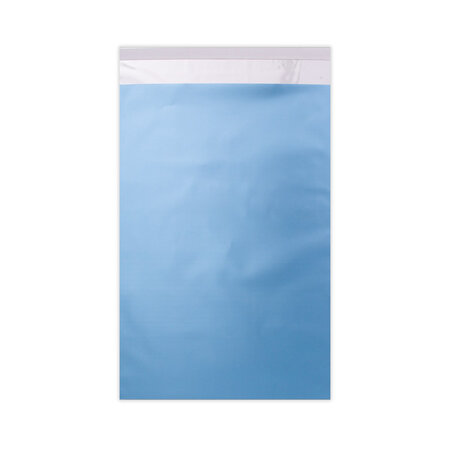 Lot de 20 sachet alu mat bleu glacé 320x230 mm