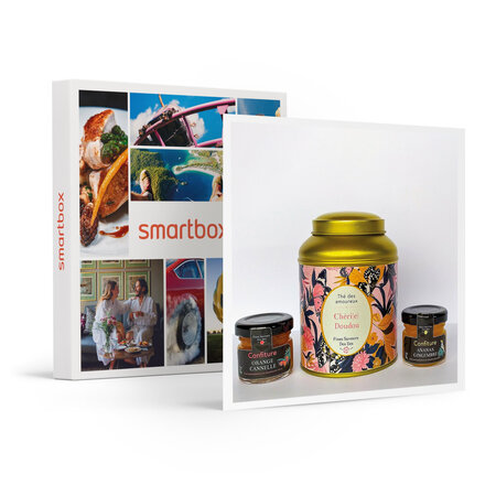 SMARTBOX - Coffret Cadeau Coffret des amoureux composé de thé parfumé et de confitures artisanales -  Sport & Aventure