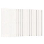 vidaXL Tête de lit murale Blanc 147x3x90 cm Bois massif de pin