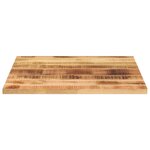 vidaXL Dessus de table 90x90x3 8 cm carré bois massif de manguier brut