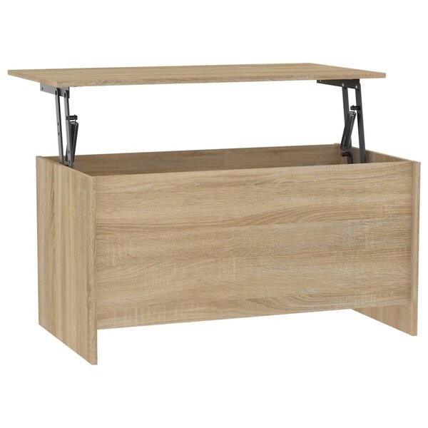 vidaXL Table basse chêne sonoma 102x55 5x52 5 cm bois d'ingénierie