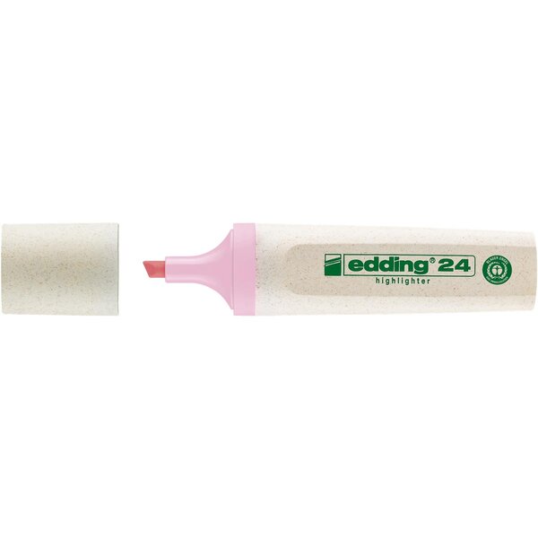 Surligneur 24 Ecoline Rose pastel 2-5 mm x 10 EDDING