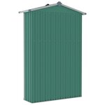 Vidaxl abri de jardin vert 116x45x175 cm acier galvanisé