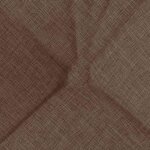 vidaXL Coussins de siège 4 Pièces Marron 45 x 45 x 12 cm tissu