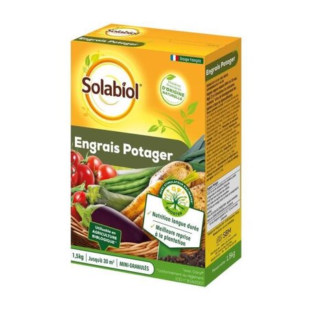 SOLABIOL SOPOTY15 Engrais Potager - 1,5 Kg