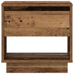 Table de chevet vidaXL en vieux bois 45x34x44 cm en bois reconstitué