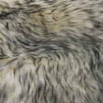 vidaXL Tapis en peau de mouton 60 x 90 cm Mélange de gris foncé