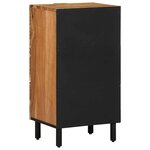 vidaXL Buffet avec étagère Marron 40 x 33 x 75 cm Bois d'acacia massif
