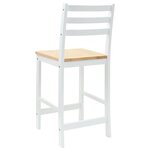 vidaXL Chaises de salle à manger 2 Pièces Blanc 40 x 47 5 x 99 5 cm