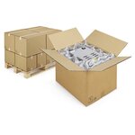 Caisse carton de déménagement brune double cannelure raja 60x40x30 cm (lot de 10)