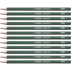 Crayon papier Graphite Othello Héxagonal B x 12 STABILO