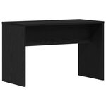 Ensemble de table de maquillage vidaXL avec LED en chêne noir en bois d'ingénierie