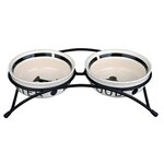 TRIXIE Jeu de bols Eat On Feet 20 cm 3,2 L