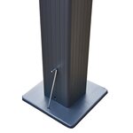 Pergola auto-portée avec toile rétractable 3 x 4 m