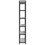 vidaXL Bibliothèque Sonoma gris 80 x 30 x 188 cm Bois d'ingénierie