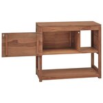 vidaXL Armoire de salle de bain 85x40x75 cm bois de teck solide