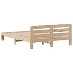 vidaXL Cadre de lit sans matelas 140x190 cm bois de pin massif