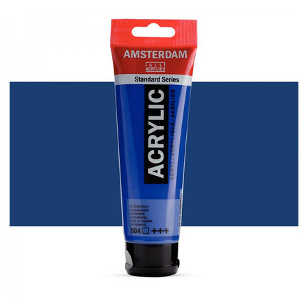 Tube de peinture acrylique - 120 ml - outremer - amsterdam
